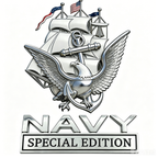 U.S. Navy Special Edition Metal Vehicle Badge