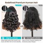 Pre-Styled Body Wave Short Bob Wig Transparent Lace Wigs