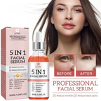 JAYSUING 5-in-1 Face Serum with Hyaluronic Acid & Vitamin C