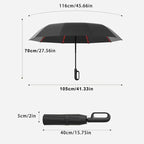 ☔Portable Automatic Folding Umbrella-Windproof Waterproof with Loop Buckle