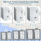 Last Day Hot Sale 49% OFF🔥Rechargeable Vacuum Pump Travel Storage Bag Set