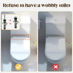 2 Pcs Heavy Duty Toilet Seat Fastener Bolt kit