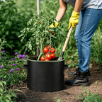 🌱 5-Pack 5 Gallon Grow Bags – Heavy Duty Aeration Fabric Pots with Handles for Vegetables, Flowers & Fruits