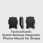 Quick-Release Magnetic Phone Mount for Straps