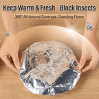 🍽️Reusable Aluminum Foil Thermal Food Cover — Heat-Retaining, Washable & Freshness-Preserving Kitchen Essential