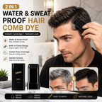2 in 1 Water And Sweat Proof Hair Comb Dye (Limted Stock)