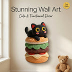 SmartWell Cat Scratcher Mat Self Adhesive Wall Protector 5D Visual Woven Art Anti Scratch Furniture Guard With Free Cat Toy Durable Felt Pad For Indoor Cats Couch Door Sofa Protection
