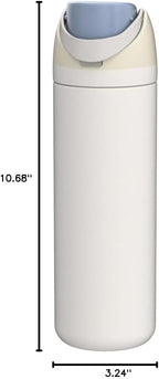 Owala FreeSip Insulated Stainless Steel Water Bottle with Straw, BPA-Free Sports Water Bottle, Great for Travel, 24 Oz, Denim