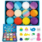 🛁Free Shipping🐣Bath Bombs For Kids – 12 Pack With Surprise Toys Inside, Easter Basket Stuffers