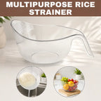 Aesthetic Multifunctional Rice Strainer with Handle