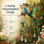 🌸Elegant Hummingbird Garden Wind Chime Suncatcher