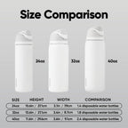 Owala FreeSip Insulated Stainless Steel Water Bottle with Straw, BPA-Free Sports Water Bottle, Great for Travel, 24 Oz, Denim
