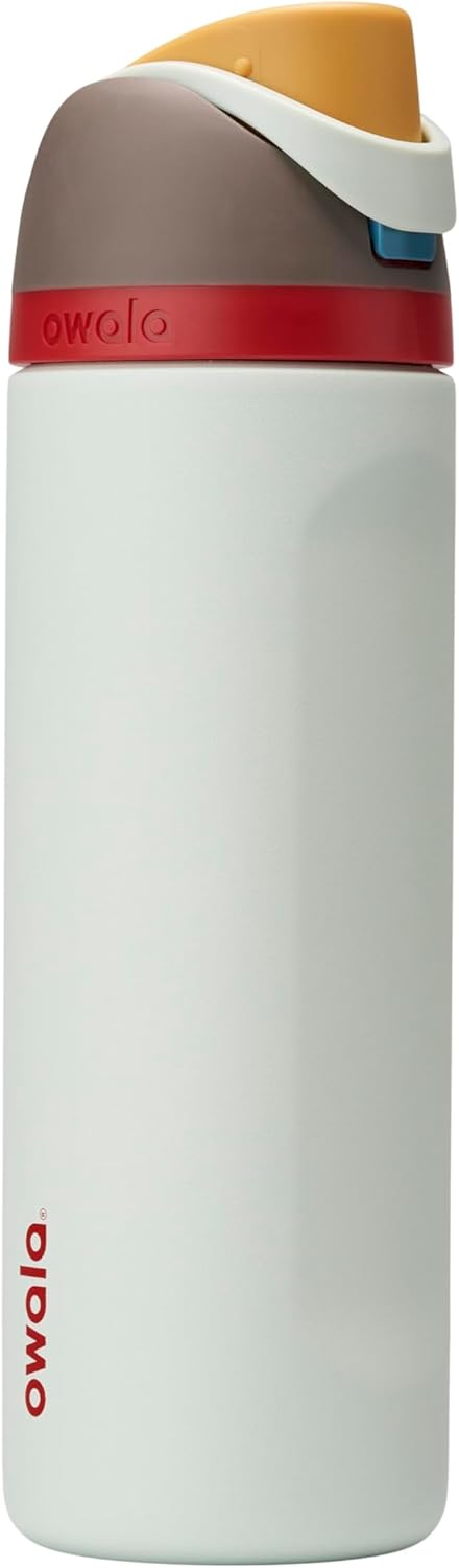 Owala FreeSip Insulated Stainless Steel Water Bottle with Straw, BPA-Free Sports Water Bottle, Great for Travel, 24 Oz, Denim