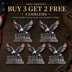 🇺🇸250th Anniversary 49% OFF - ★USA Faith, Family & Freedom★ Metal Emblem