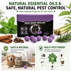 🔥 Limited Edition 50% OFF 🟣 Natural Peppermint Rodent Repellent Tablets – 12 Pack