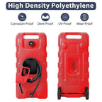 15 Gallon Portable Fuel Caddy with LE Pump & 10ft Hose