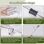 🔥 Best-Seller – Ergonomic String Trimmer Handle Extension for Better Grip & Control 🌿