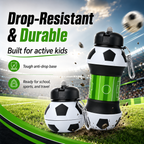 ⚽ Collapsible Soccer Water Bottle