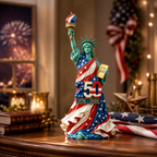 Handmade USA 250th Anniversary Statue of Liberty Figurine