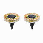 🛋️Solar Mosaic Lights – Waterproof LED Pathway Lights with Auto On/Off