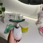 EMS Thermal Neck Lifting And Tighten Massager Electric Microcurrent Wrinkle Remover