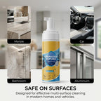 2026 New Powerful 4-in-1 Foam Cleaner – Deep Stain & Grease Remover for Home and Car
