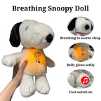 Calming Breathing Snoopy Plush Toy - Glowing Sleep Aid & Anxiety Relief