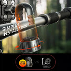 Lamicall Motorcycle Phone Mount - Dual Vibration Dampener & Anti Shake Motorcycle Cell Phone Holder for iPhone 15, 14, 13 Pro Max and More