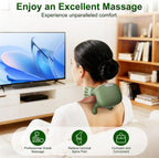 Heated Kneading Neck Massager Pillow – Cervical Relief