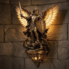 🔥LAST DAY 50% OFF⏰-St. Michael Guardian Angel Wall Light🕊️