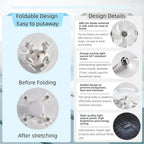 2026 New E27 Socket Ceiling Fan Light - 2-in-1 Silent LED Fan with Remote Control