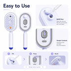 3-in-1 Scalp Spa: Red Light & Misting Detangler