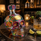 🔥🍷Limited edition Day of the Dead tequila bottle🎁