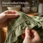Elegant Handmade Oven Skirt – A Simple Upgrade for a Beautiful Kitchen ✨👩‍🍳🏡