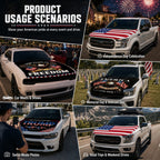 🚗Patriotic American Flag Car Hood Cover