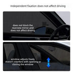 Car Window Shades - Highly Elastic Universal Car Side Window Cover, Breathable Mesh Camping Car Sun Shade for Reduce UV Rays, Car Screen Mosquito Net Privacy Protection