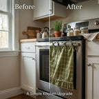 Elegant Handmade Oven Skirt – A Simple Upgrade for a Beautiful Kitchen ✨👩‍🍳🏡